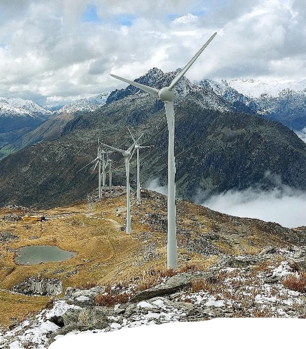 Besuch Windpark Andermatt